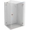 Mexen Lunar-B Shower Enclosure Right Hinged 80 x 70 cm, Transparent, Rose Gold - 832-080-070-60-00-P