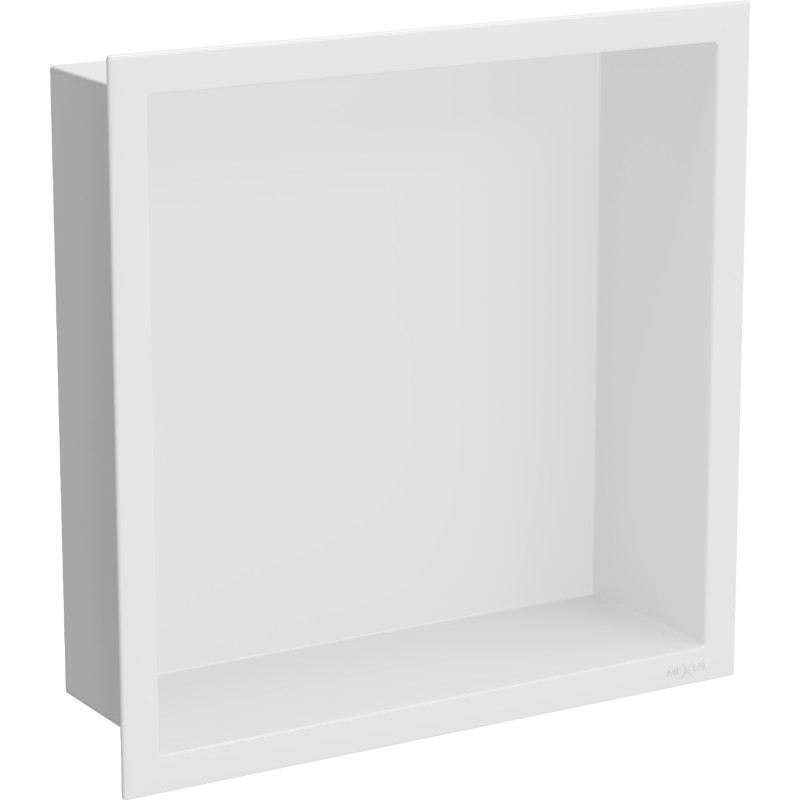 Mexen X-Wall-R étagère encastrée avec collerette 30 x 30 cm, blanche - 1920303010