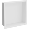 Mexen X-Wall-R Nischeregal mit Flansch 30 x 30 cm, weiß - 1920303010