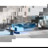 Mexen Glass denim vrijstaande transparante badkuip 170 x 85 cm, chrom stop - 58061708507
