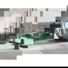 Mexen Glass teal vrijstaande badkuip transparant 170 x 85 cm, chromen stop - 58061708511