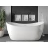 Mexen X-Wall-R Nischeregal mit Flansch 30 x 30 cm, weiß - 1920303010