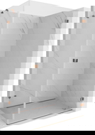 Mexen Lunar-B Duschkabine, rechte Tür, 90 x 80 cm, transparent, Roségold - 832-090-080-60-00-P