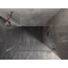 Mexen Lunar-B desna preklopna tuš kabina 90 x 80 cm, prozirna, ružičasto zlato - 832-090-080-60-00-P
