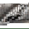 Mexen Lunar-B douchecabine scharnierend rechts 100 x 100 cm, transparant, roze goud - 832-100-100-60-00-P