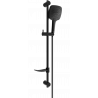 Mexen DF17 skjutbar duschset, svart - 785174582-70
