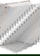 Mexen Mist-H T cabina doccia ad anta sinistra 80 x 90 cm, trasparente, rame satinato - 8A5T-080-090-65-00-L