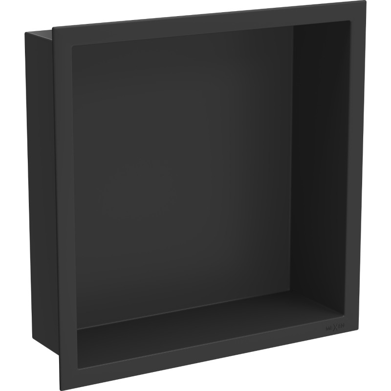 Mexen X-Wall-R półka wnękowa z kołnierzem 30 x 30 cm, czarna - 1970303010