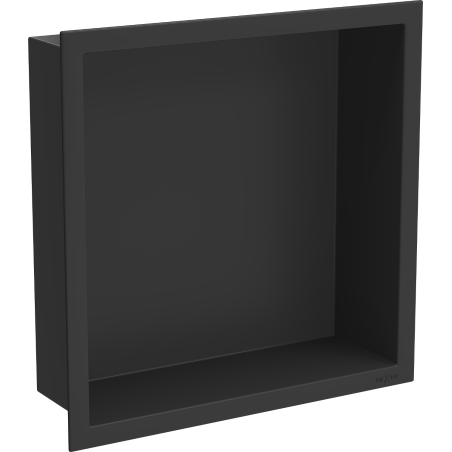 Mexen X-Wall-R prateleira embutida com flange 30 x 30 cm, preta - 1970303010