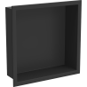 Mexen X-Wall-R prateleira embutida com flange 30 x 30 cm, preta - 1970303010