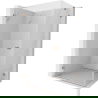 Mexen Lunar-B Duschkabine, schwenkbar, links, 100 x 80 cm, transparent, gebürstetes Kupfer - 832-100-080-65-00-L