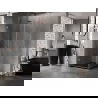Mexen Lunar-B douchecabine met links openslaande deur 90 x 90 cm, transparant, geborsteld koper - 832-090-090-65-00-L
