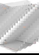 Mexen Lunar-B cabine de douche pivotante gauche 95 x 90 cm, transparent, cuivre brossé - 832-095-090-65-00-L