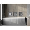 Mexen X-Wall-R estante de nicho con reborde y balda 30 x 30 cm, inox - 1910303010S