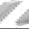 Mexen Mist H T Duschkabine, schwenkbar, rechts 90 x 90 cm, transparent, gebürstetes Kupfer - 8A5T-090-090-65-00-P