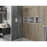 Mexen X-Wall-R nisplank met kraag en plank 30 x 30 cm, wit - 1920303010S
