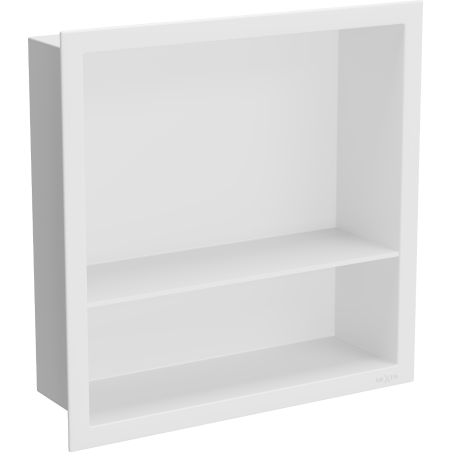 Mexen X-Wall-R nisplank met kraag en plank 30 x 30 cm, wit - 1920303010S
