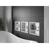 Mexen X-Wall-R nisplank met kraag en plank 30 x 30 cm, wit - 1920303010S