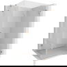 Mexen Lunar-B Duschkabine schwenkbar rechts 100 x 80 cm, transparent, gebürstetes Kupfer - 832-100-080-65-00-P