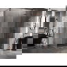 Mexen Lunar-B Duschkabine schwenkbar rechts 100 x 80 cm, transparent, gebürstetes Kupfer - 832-100-080-65-00-P