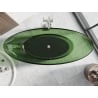Mexen Vea Wald freistehende Badewanne transparent 180 x 80 cm, Stöpsel Chrom - 58091808002