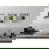 Mexen X-Wall-R nis rekin met flens en plank 30 x 30 cm, wit - 1920303010S