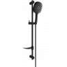 Mexen DF22 verschiebbares Duschset, schwarz - 785224582-70