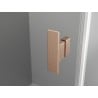 Mexen Mist H T cabine de douche pivotante droite 80 x 120 cm, transparent, cuivre brossé - 8A5T-080-120-65-00-P