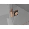 Mexen Mist H T cabine de douche pivotante droite 80 x 120 cm, transparent, cuivre brossé - 8A5T-080-120-65-00-P
