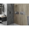 Mexen X-Wall-R recessed shelf with flange 45 x 20 cm, inox - 1910452010