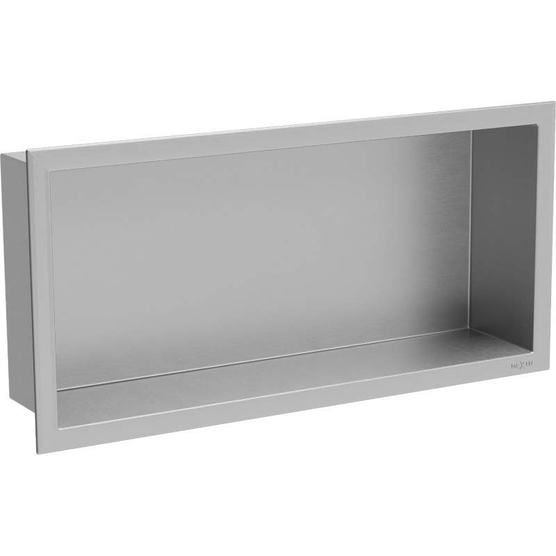 Mexen X-Wall-R nisplank met kraag 45 x 20 cm, inox - 1910452010