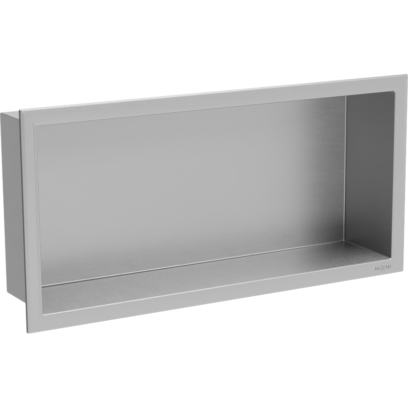 Mexen X-Wall-R półka wnękowa z kołnierzem 45 x 20 cm, inox - 1910452010