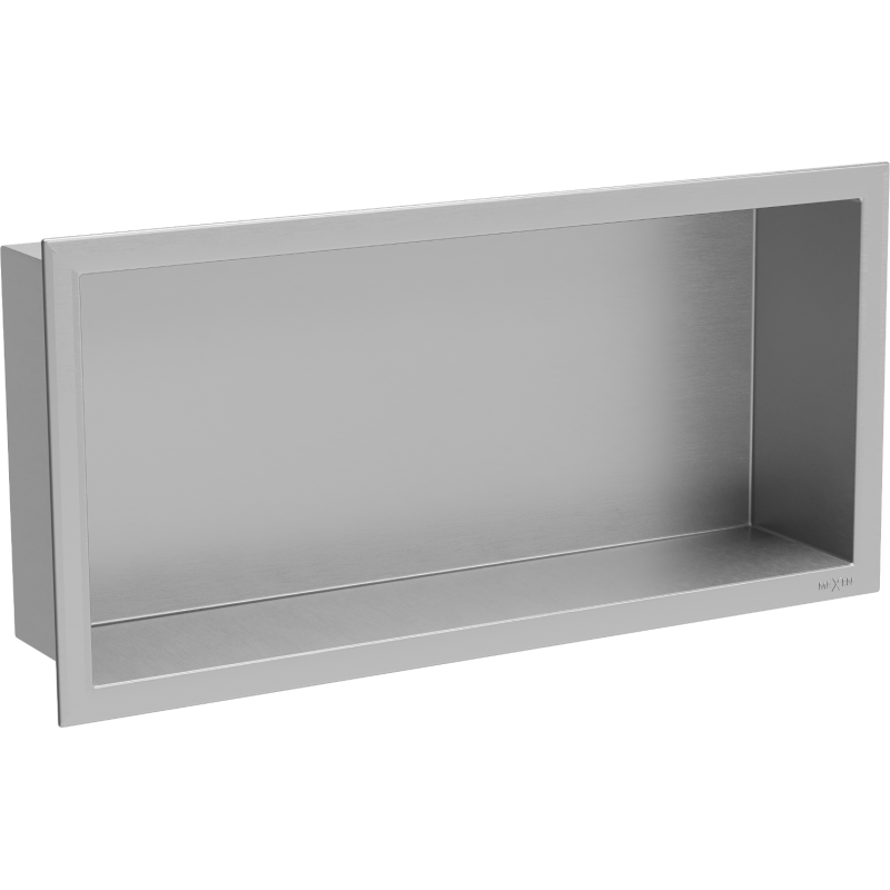 Mexen X-Wall-R recessed shelf with flange 45 x 20 cm, inox - 1910452010