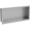 Mexen X-Wall-R nisplank met kraag 45 x 20 cm, inox - 1910452010