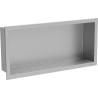 Mexen X-Wall-R recessed shelf with flange 45 x 20 cm, inox - 1910452010