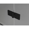 Mexen Mist H T cabine de douche pivotante gauche 105 x 85 cm, transparent, noir - 8A5T-105-085-70-00-L
