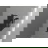 Mexen Mist H T Duschkabine schwenkbar links 100 x 100 cm, transparent, schwarz - 8A5T-100-100-70-00-L