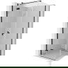 Mexen Mist H T Duschkabine schwenkbar links 100 x 100 cm, transparent, schwarz - 8A5T-100-100-70-00-L