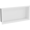 Mexen X-Wall-R nischhylla med kant 45 x 20 cm, vit - 1920452010