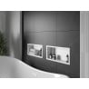 Mexen X-Wall-R étagère encastrée avec rebord 45 x 20 cm, blanche - 1920452010