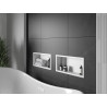 Mexen X-Wall-R Nischenregal mit Flansch 45 x 20 cm, weiß - 1920452010