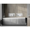 Mexen X-Wall-R estante empotrado con collar 45 x 20 cm, blanco - 1920452010