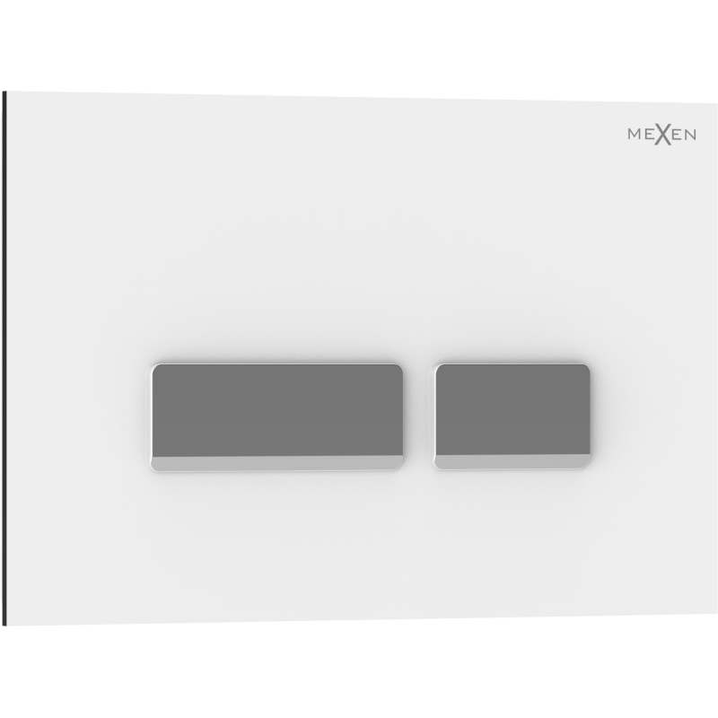 Mexen Tex 07 spolningsknapp, vit - 6107-01