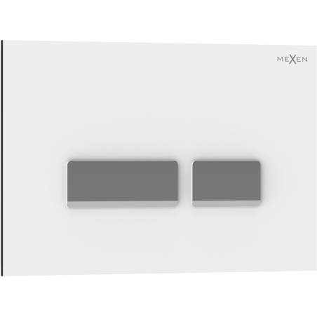 Mexen Tex 07 spolningsknapp, vit - 6107-01