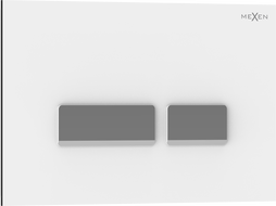 Mexen Tex 07 spolningsknapp, vit - 6107-01