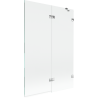 Mexen Lunar 2-wing shower screen right 120 x 150 cm, transparent, chrome - 897-120-100-01-00-P