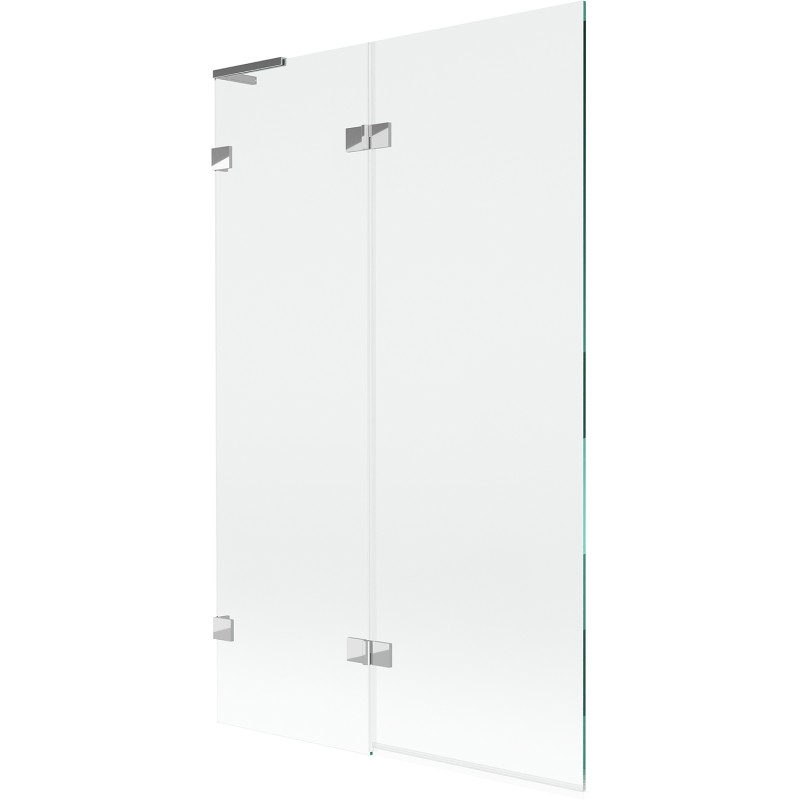 Mexen Lunar L 2-krilni lijevi paravan za kadu 110 x 150 cm, transparentan, krom - 897L-110-100-01-00-L