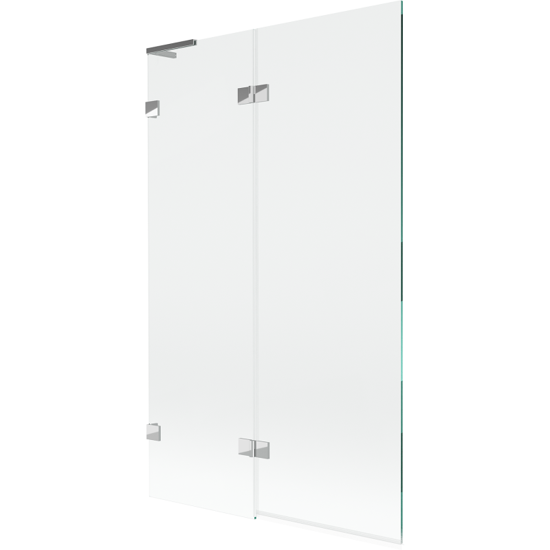 Mexen Lunar L 2-panel left-hand bath screen 110 x 150 cm, transparent, chrome - 897L-110-100-01-00-L