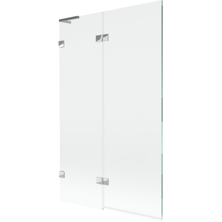 Mexen Lunar L 2-panel left bathtub screen 110 x 150 cm, transparent, chrome - 897L-110-100-01-00-L
