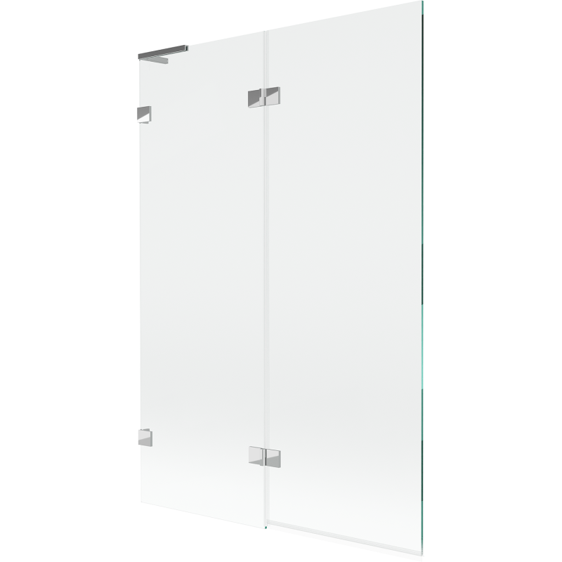 Mexen Lunar L 2-flillege Duschwand lénks 120 x 150 cm, transparent, Chrom - 897L-120-100-01-00-L